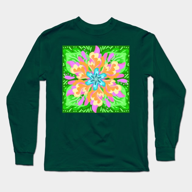 Green fantasy Long Sleeve T-Shirt by maryglu